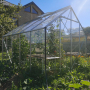 Serre de jardin en verre idéal pour légumes potager et tomates
