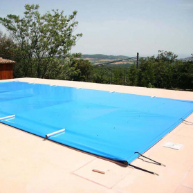 Bâche à barres de sécurité pour piscine Anzio