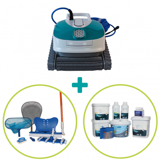 PACK ENTRETIEN ABRANTES (Robot nettoyeur, kit entretien 8 accessoires et kit hivernage)