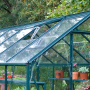 serre de jardin en verre 9m² toit verre et plexiglass