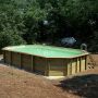 Piscine bois Lagon 6,40 x 4,00 x H. 1,30 m