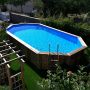 Piscine bois Lagon 6,40 x 4,00 x H. 1,30 m