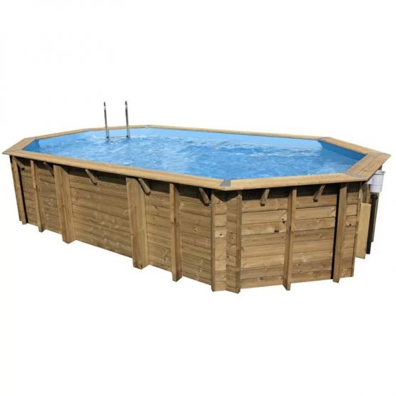 Piscine bois Azura 7,50 x 4,00 x H. 1,30 m
