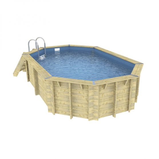 Piscine bois Lagon 5,50 x 3,00 x H. 1,20 m
