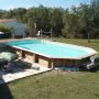 Piscine bois Azura 7,50 x 4,00 x H. 1,30 m