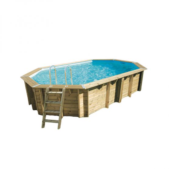 Piscine bois Ocea 6,10 x 4,00 H. 1,30 m
