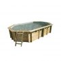 Piscine bois Ocea 6,10 x 4,00 H. 1,30 m