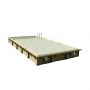 Piscine bois Linea 8,00 x 5,00 H. 1,40 m