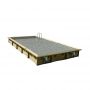 Piscine bois Linea 8,00 x 5,00 H. 1,40 m