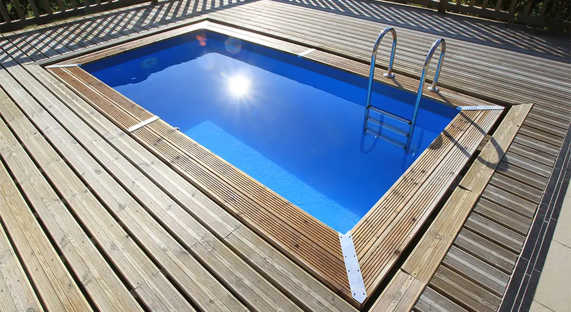 Piscine Rectangulaire Ubbink Azura 4,50 x 2,50 x h1,26m en kit complet