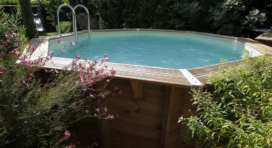 Piscine Ocea Ubbink 5,80 x h1,30m de forme octogonale