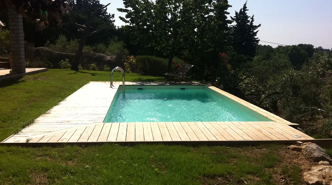 Piscine Rectangulaire Ubbink Azura 5,05 x 3,50 x h1,26m en kit complet